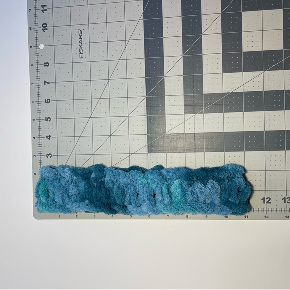 Handmade Kid’s Super Soft & Cozy Winter Headband/Ear Wrap - Variegated Teal - Picture 8 of 9